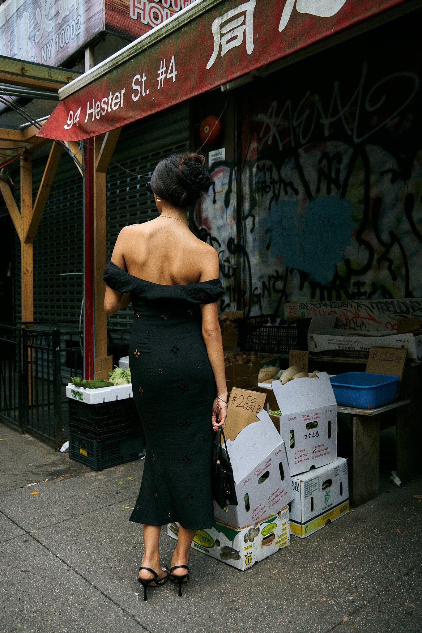Maria Dress in Noir