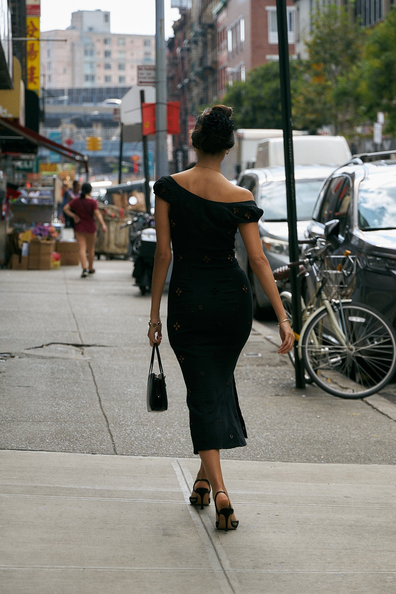 Maria Dress in Noir