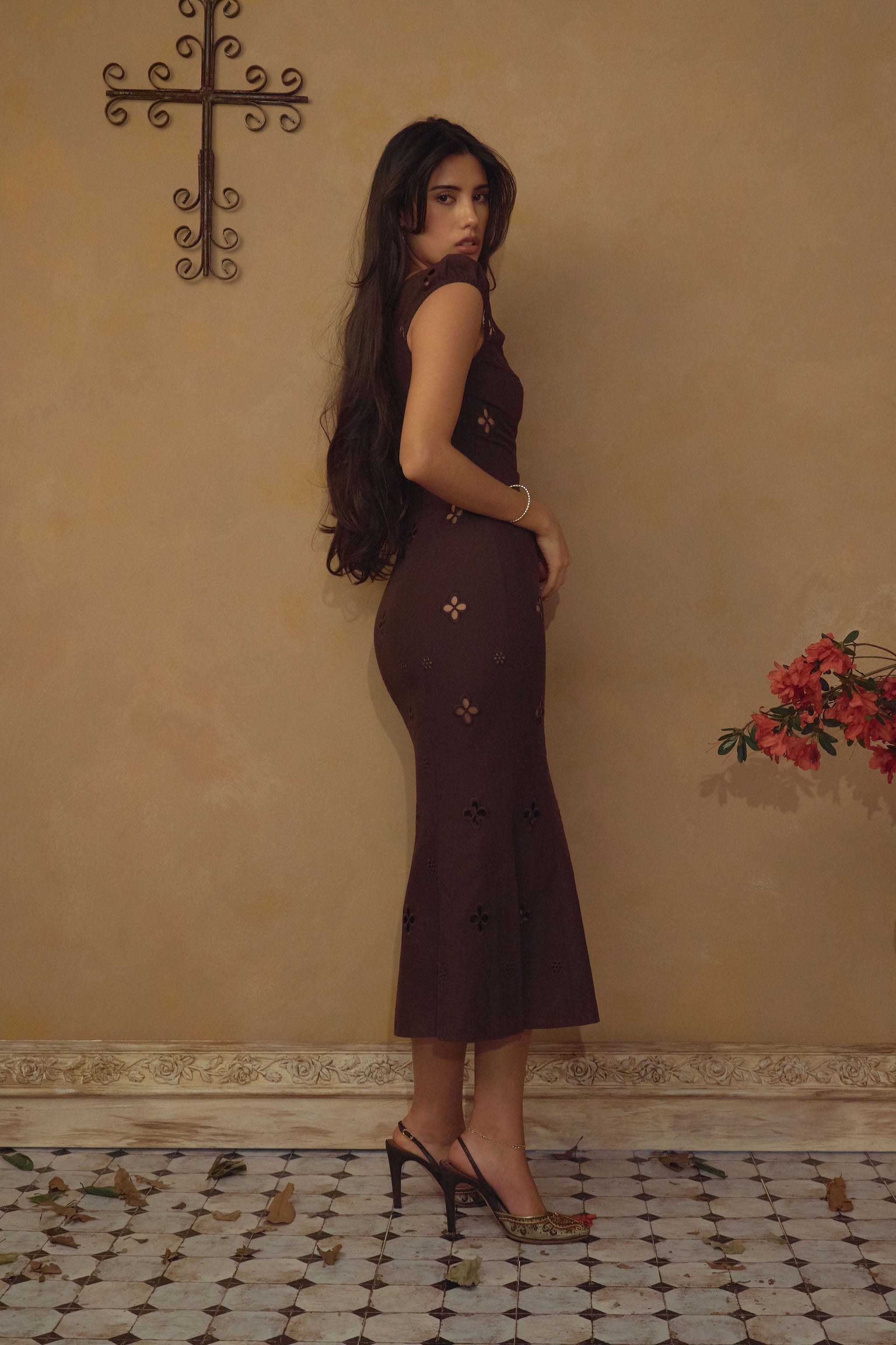 Maria Dress in Chocolat